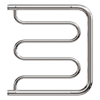 Полотенцесушитель водяной Point PN25554P 500x400 Фокстрот с полкой, хром