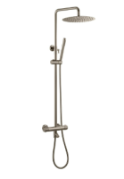 Душевая колонна Boheme Uno термостат 468-T-NB, никель брашированный