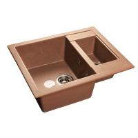 Мойка кухонная GranFest Quadro GF-Q610K терракот 610x500