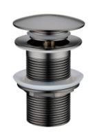 Донный клапан с переливом Boheme 612/2-GM, графит Донный клапан с переливом Boheme 612/2-GM, графит