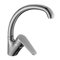 Смеситель Decoroom DR69021 одноручный для кухни с высоким повортным изливом, хром Смеситель Decoroom DR69021 одноручный для кухни с высоким повортным изливом, хром