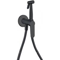 Смеситель с гигиеническим душем Aquanet Passion AF300-52B Черный матовый Смеситель с гигиеническим душем Aquanet Passion AF300-52B Черный матовый