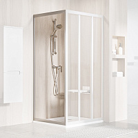 Неподвижная стенка Ravak Supernova APSS-90 94070UR2Z1 90*198 см, профиль сатин/стекло прозрачное