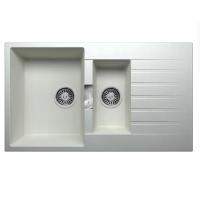 Мойка кухонная Tolero TL-860 TL-860 №923 белый Белая 86