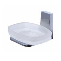 Мыльница WasserKraft Lopau K-6029 Хром / Матовое стекло