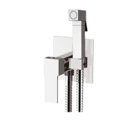 Гигиенический душ со смесителем Remer Qubika Q65, хром Гигиенический душ со смесителем Remer Qubika Q65, хром