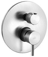 Встраиваемый смеситель для ванны и душа Paffoni Stick SK019ST, сталь