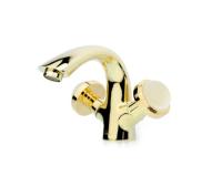 Смеситель для раковины Boheme Satine 291-ST, золото