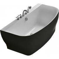 Акриловая ванна BelBagno BB74-NERO Черный 165x78