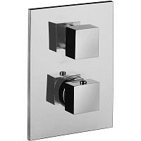 Встраиваемый смеситель для ванны и душа Paffoni Level LEQ519CR/M термостат, хром