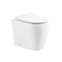 Унитаз приставной BelBagno MARINO BB105CBR безободковый, белый