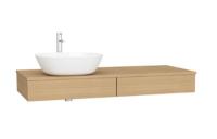 Тумба подвесная Vitra Origin левая 120 см 65681, дуб Тумба подвесная Vitra Origin левая 120 см 65681, дуб