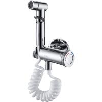 Смеситель D&K Bayern.Alfeld DA1484541 Встраиваемый с гигиеническим душем Хром