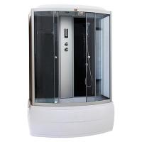 Душевой бокс Parly Classic CN150 150x75 стекло тонированное/черное/хром