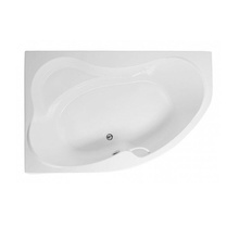Фото акриловая ванна aquanet capri левая 170*110 см, белая