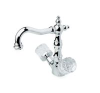 Смеситель для раковины высокий Boheme Crystal 272-CRST, хром