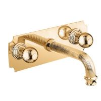 Смеситель Cezares Olimp OLIMP-BLS2-03/24-M для раковины встраиваемый золото 24 карат