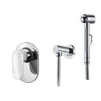 Смеситель с гигиеническим душем WasserKraft A15357 встраиваемый, для биде Смеситель с гигиеническим душем WasserKraft A15357 встраиваемый, для биде