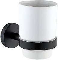 Стакан настенный Allen Brau Priority 6.31002-31, черный матовый