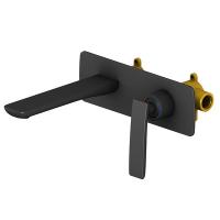 Смеситель Timo Helmi 4071/03SM Встраиваемый Для раковины Черный