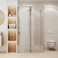 Душевой уголок Ambassador Nord 13011107 Хром / Прозрачное стекло 120х80