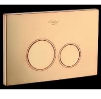 Клавиша смыва Boheme пластик 658, золото