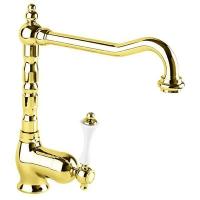 Смеситель Cezares Margot MARGOT-LLM2-03/24-Bi для кухни золото 24 карат Смеситель Cezares Margot MARGOT-LLM2-03/24-Bi для кухни золото 24 карат