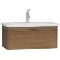 Тумба подвесная с раковиной Vitra Nest Trendy 56138 80 см, натуральное дерево Тумба подвесная с раковиной Vitra Nest Trendy 56138 80 см, натуральное дерево