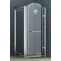 Боковая стенка Cezares Retro RETRO-30-ANGOLO-FIX-PP-Cr 30 стекло матовое с прозрачным узором/хром