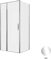 Душевой угол Allen Brau Priority 3.31006.BBA + 3.31015.BBA 100*80*200 см, профиль черный браш