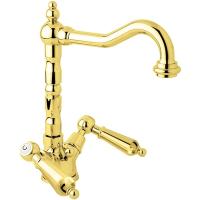 Смеситель Cezares First FIRST-LS2-03/24-M для раковины золото 24 карат Смеситель Cezares First FIRST-LS2-03/24-M для раковины золото 24 карат