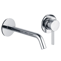 Смеситель для раковины из стены AQUAme Siena AQM6215CR, хром