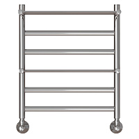 Полотенцесушитель водяной Point Артемида PN14156P П4 500x600 c двумя полками, хром