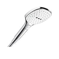 Душевая лейка Hansgrohe Raindance Select E 26521400 120 мм, 3 режима, белый/хром
