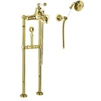 Смеситель Cezares Margot MARGOT-VDPMS-03/24-Bi для ванны золото 24 карат