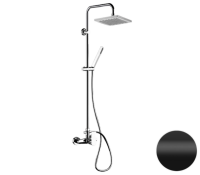 Душевая система Remer Energy EY37X7SS9SSNO, черный матовый