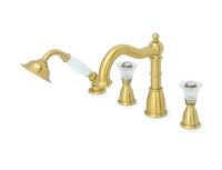 Смеситель на борт ванны Boheme Camelia 391-Camelia, бронза Смеситель на борт ванны Boheme Camelia 391-Camelia, бронза