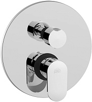 Встраиваемый смеситель для ванны и душа Paffoni Candy CA018CR, хром