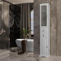 Пенал напольный Opadiris Риспекто 30 см левый 00-00005832, белый матовый