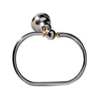 Полотенцедержатель Inda Raffaella A32160CD 23 см овал хром/золото