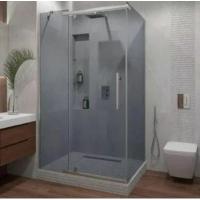 Душевое ограждение Erlit ER10110H-C4 (1000x1000x2000) квадратное, тонированное