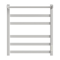 Полотенцесушитель электрический Point Меркурий PN83856PW П5 500x600 с полкой, диммер справа, белый