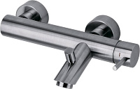 Смеситель для ванны и душа Paffoni Light LIG022ST, сталь  Смеситель для ванны и душа Paffoni Light LIG022ST, сталь