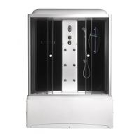 Душевой бокс Niagara NG-5150 150x80 стекло тонированное/черное/белый