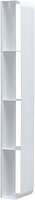 Полка вертикальная Aquanet Магнум 00302238 100*15 см, белая матовая