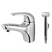 Смеситель для раковины с гигиеническим душем Am.Pm Sense F7503032, хром