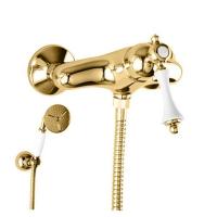 Смеситель Cezares Margot MARGOT-DDM-03/24-Bi для душа золото 24 карат
