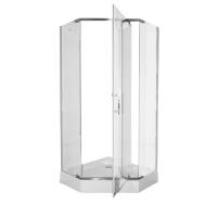 Душевой уголок Parly ZPE91T Прозрачное стекло  / Хром 90х90