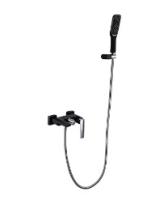 Смеситель для ванны Boheme VENTURO 373-B, черный матовый/хром