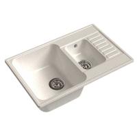 Мойка кухонная GranFest Quarz GF-Z21K белый 74